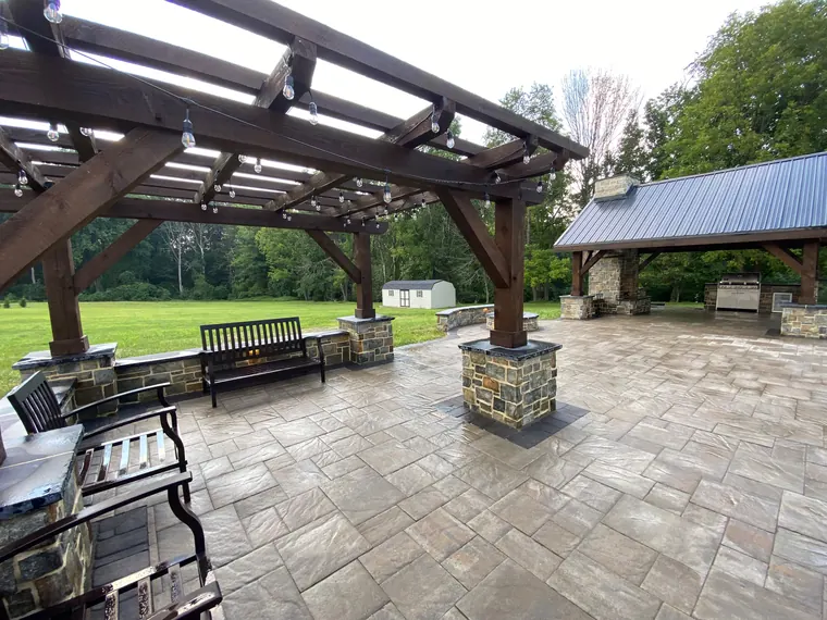 Hardscaping project by DreamScapes Masonry and Concrete in the greater Baltimore area