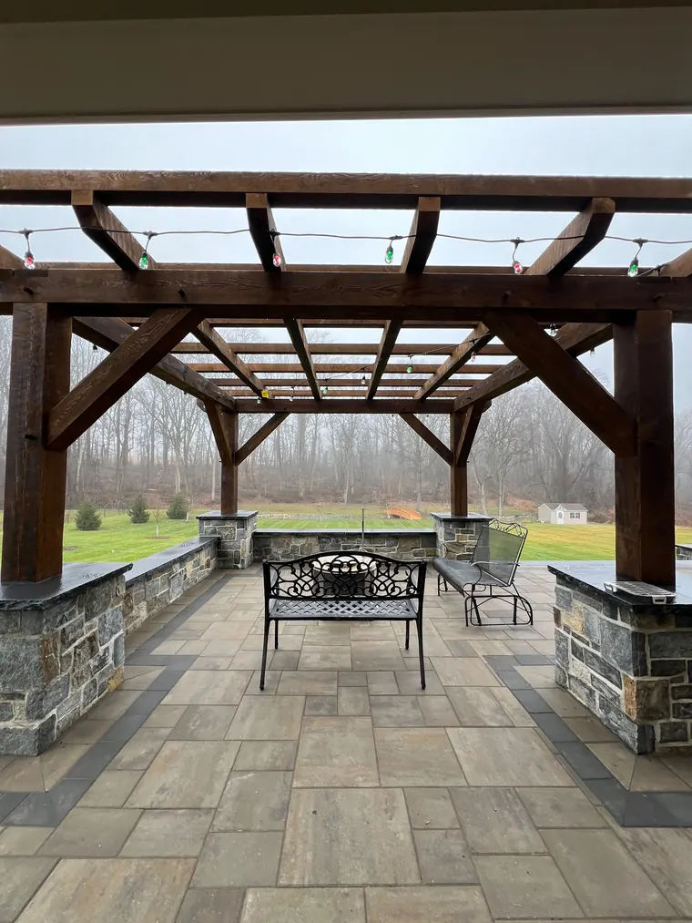 Hardscaping project by DreamScapes Masonry and Concrete in the greater Baltimore area