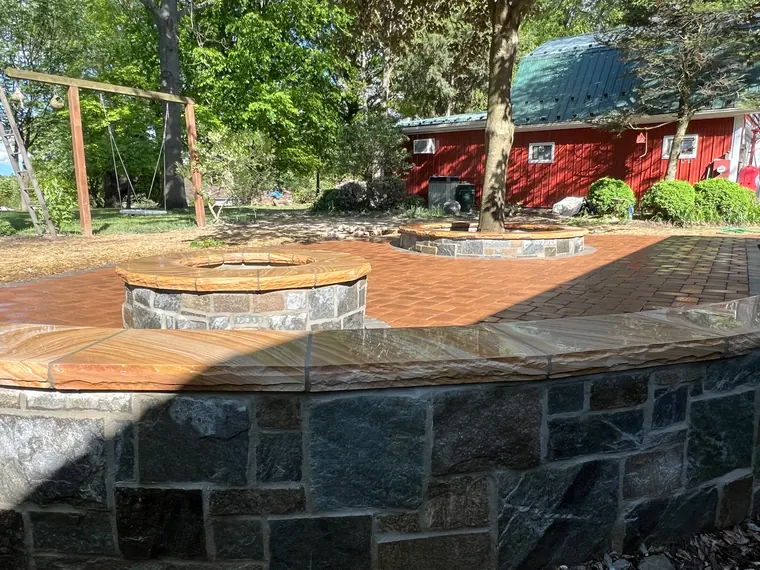 Hardscaping project by DreamScapes Masonry and Concrete in the greater Baltimore area