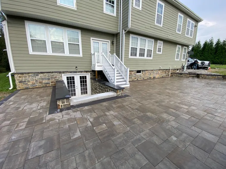 Hardscaping project by DreamScapes Masonry and Concrete in the greater Baltimore area