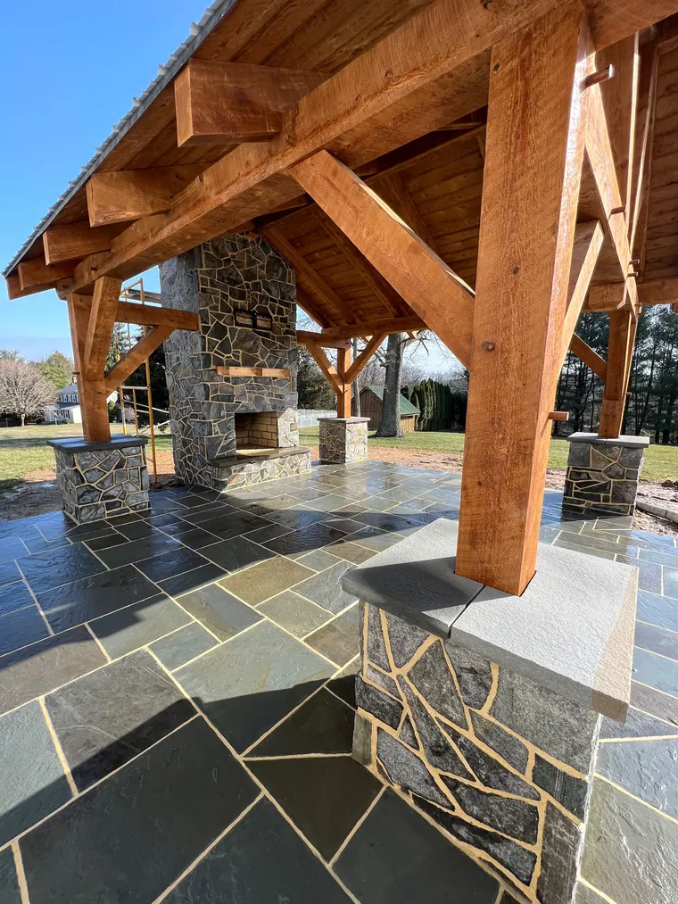 Hardscaping project by DreamScapes Masonry and Concrete in the greater Baltimore area