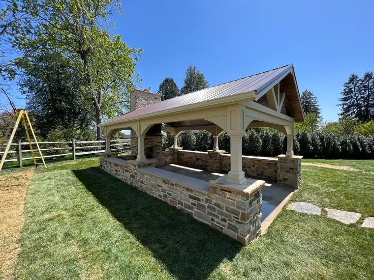 Hardscaping project by DreamScapes Masonry and Concrete in the greater Baltimore area