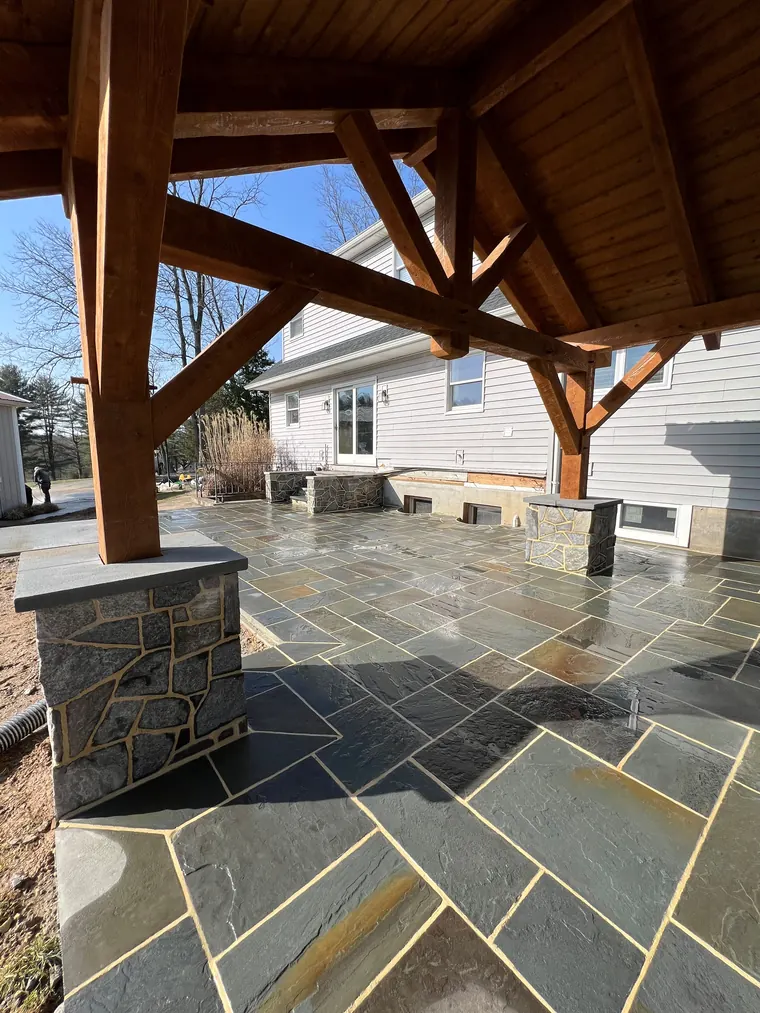 Hardscaping project by DreamScapes Masonry and Concrete in the greater Baltimore area