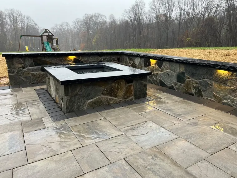 Hardscaping project by DreamScapes Masonry and Concrete in the greater Baltimore area