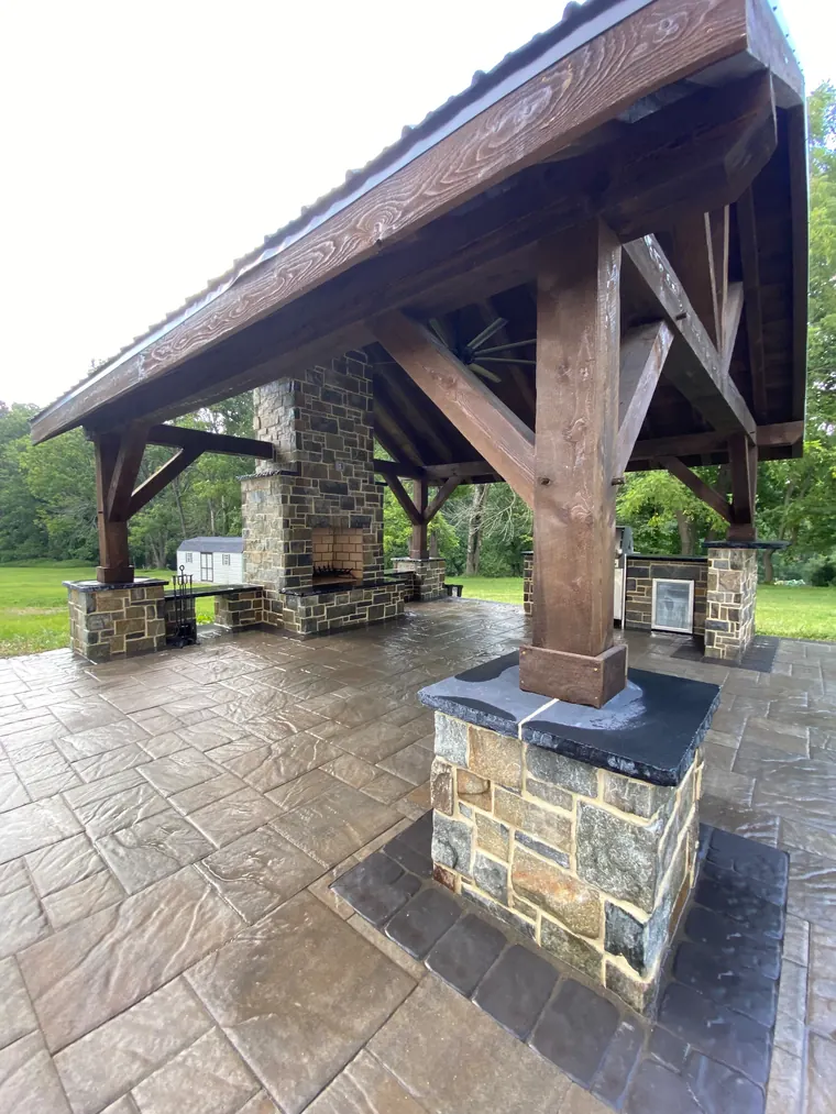 Hardscaping project by DreamScapes Masonry and Concrete in the greater Baltimore area