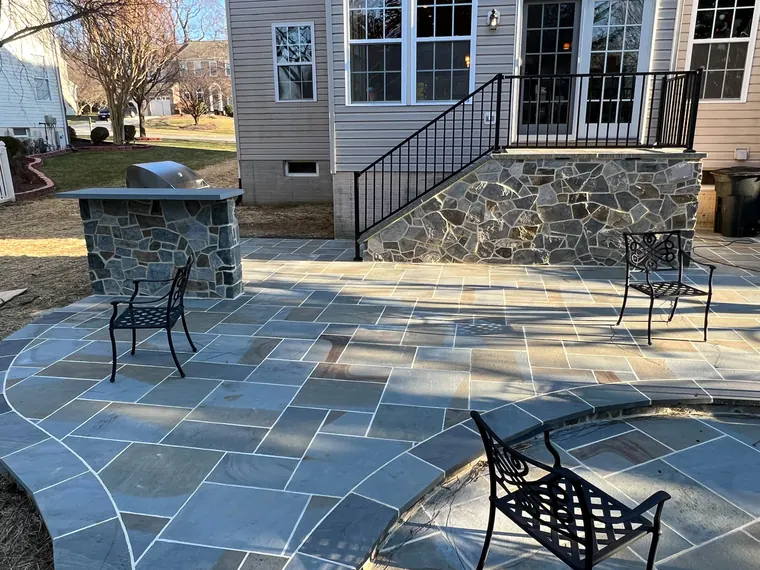 Hardscaping project by DreamScapes Masonry and Concrete in the greater Baltimore area