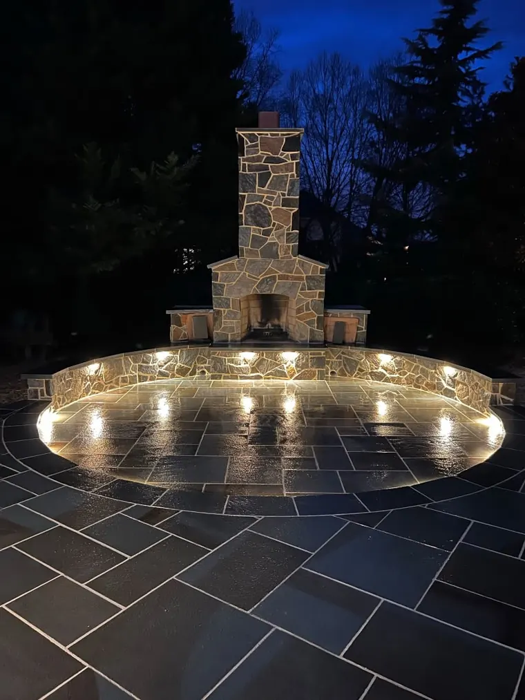 Hardscaping project by DreamScapes Masonry and Concrete in the greater Baltimore area