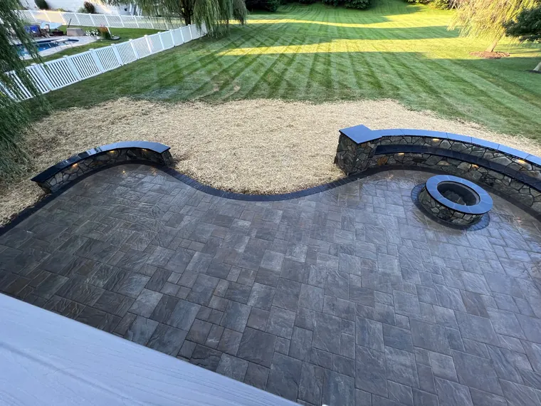 Hardscaping project by DreamScapes Masonry and Concrete in the greater Baltimore area